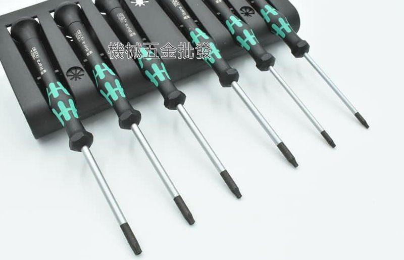 德國 Wera 2067/6 TORX® BO 星型中空起子組 6支組 精製硬化刀頭,手工具