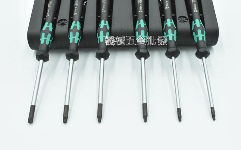 德國 Wera 2067/6 TORX® BO 星型中空起子組 6支組 精製硬化刀頭,手工具