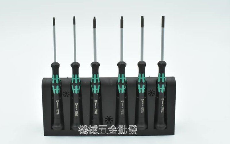 德國 Wera 2067/6 TORX® BO 星型中空起子組 6支組 精製硬化刀頭,手工具