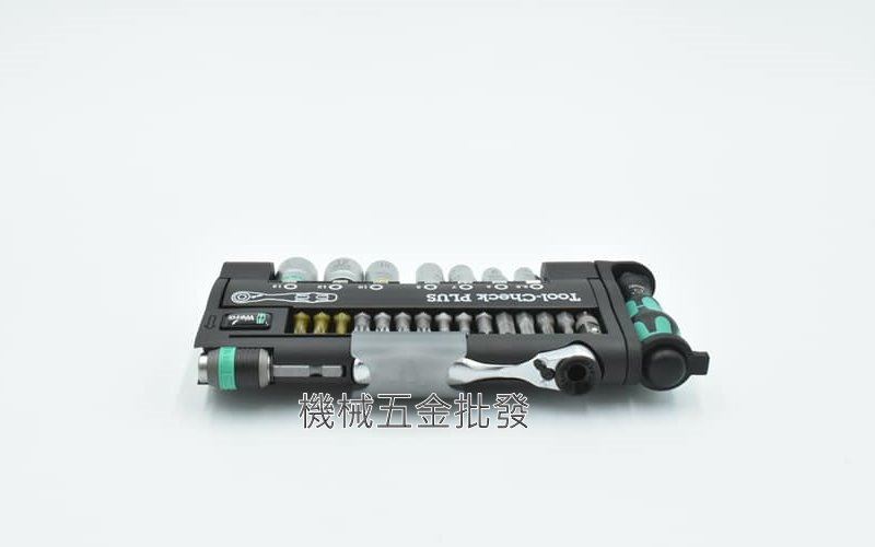 德國 wera Tool-Check plus 1/4"迷你棘輪起子彩色套筒組39件組,手工具