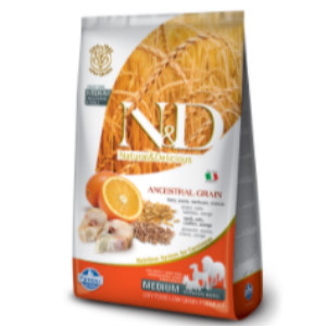 【Famina法米納】 ND挑嘴成犬天然糧-小顆粒(鱈魚.甜橙) LD-10（2.5kg）