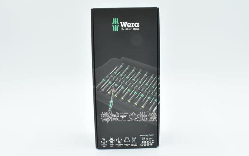 德國 WERA Micro Big Pack 1 2035/25件通用型精密起子組,手工具