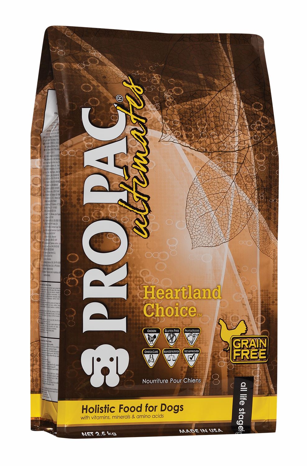 【ProPac】美國柏克-無榖糧全齡犬（雞肉+鷹嘴豆+蘋果）（2.5kg）