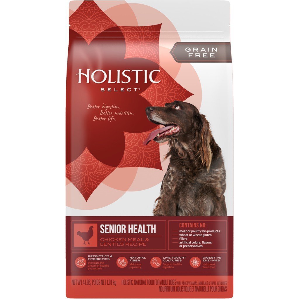 【Holistic Select】鷹格活力滋-無榖高齡犬雞肉養生健康配方（12lbs）