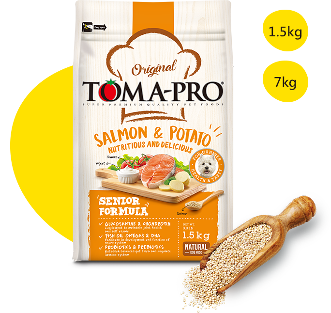 【優格】高齡犬熟齡養生配方(鮭魚+馬鈴薯)（7kg）