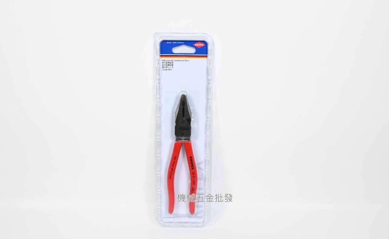   KNIPEX {K牌}  02 01 180 7吋/02 01 200 8吋/02 01 225 9吋鋼絲鉗 老虎鉗 德國製,手工具