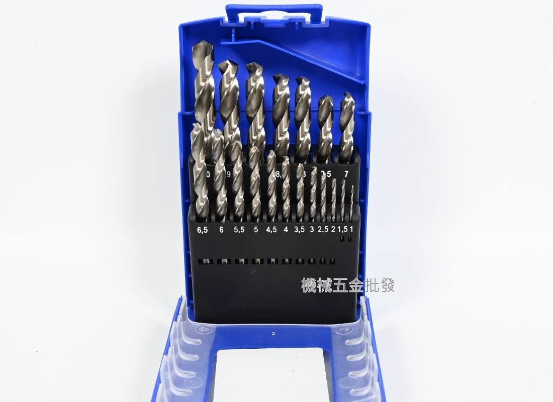 HELLER 德國含鈷鑽頭組 HSS-G 19支組/鐵/白鐵都可鑽,手工具