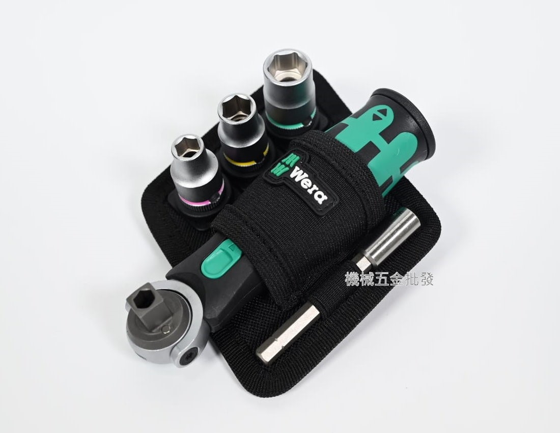wera {德國} 8009 Zyklop Pocket Set 2 18件套组附隨行收納袋 棘輪板手,手工鴂
