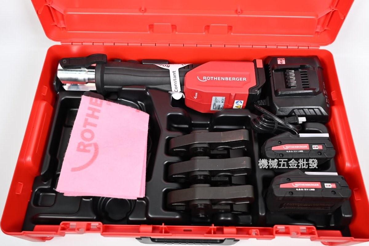 ASADA ROMAX 4000 18V 充電式全自動不銹鋼管壓接機 油壓式白鐵管壓接,電動工具