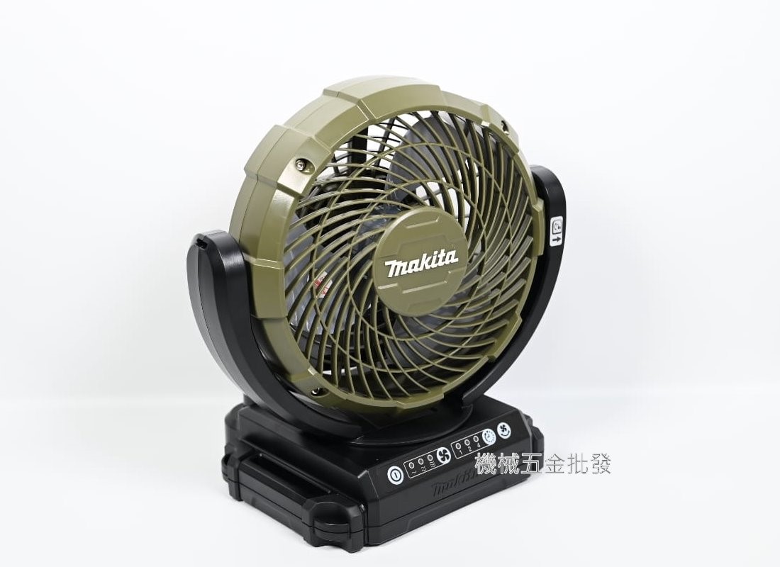 makita {牧田} DCF102ZX10 18V軍綠色充電式電風扇 【單主機】,電動工具