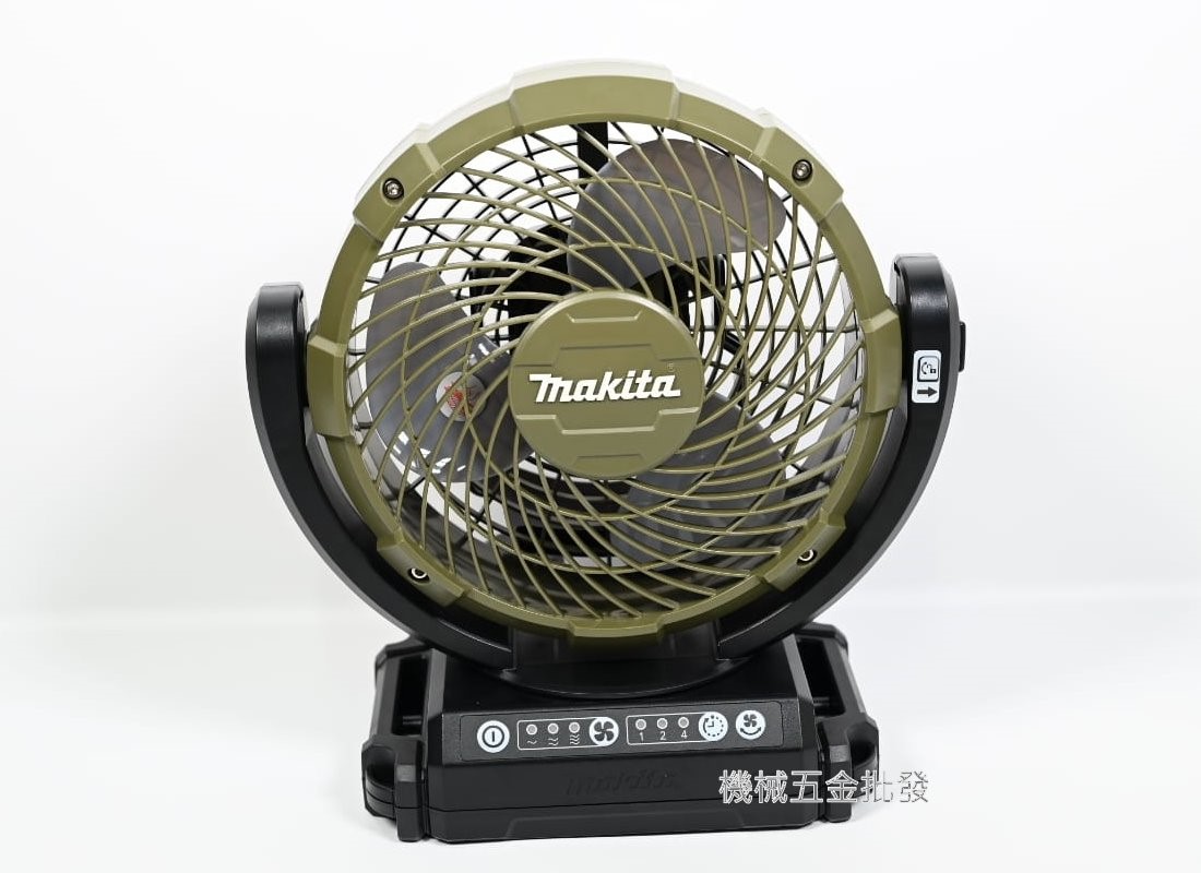 makita {牧田} DCF102ZX10 18V軍綠色充電式電風扇 【單主機】,電動工具