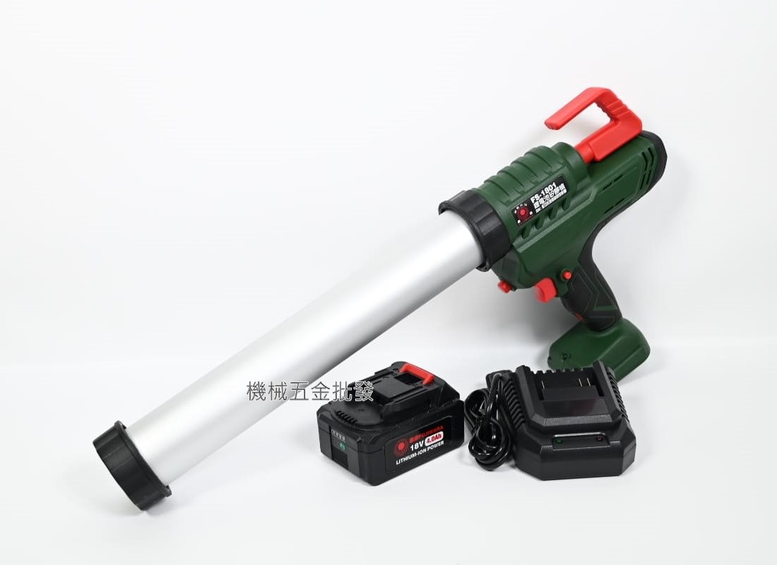  籐原牌 FS-1801 18V充電式灌注槍 鋰電矽膠槍,電動工具