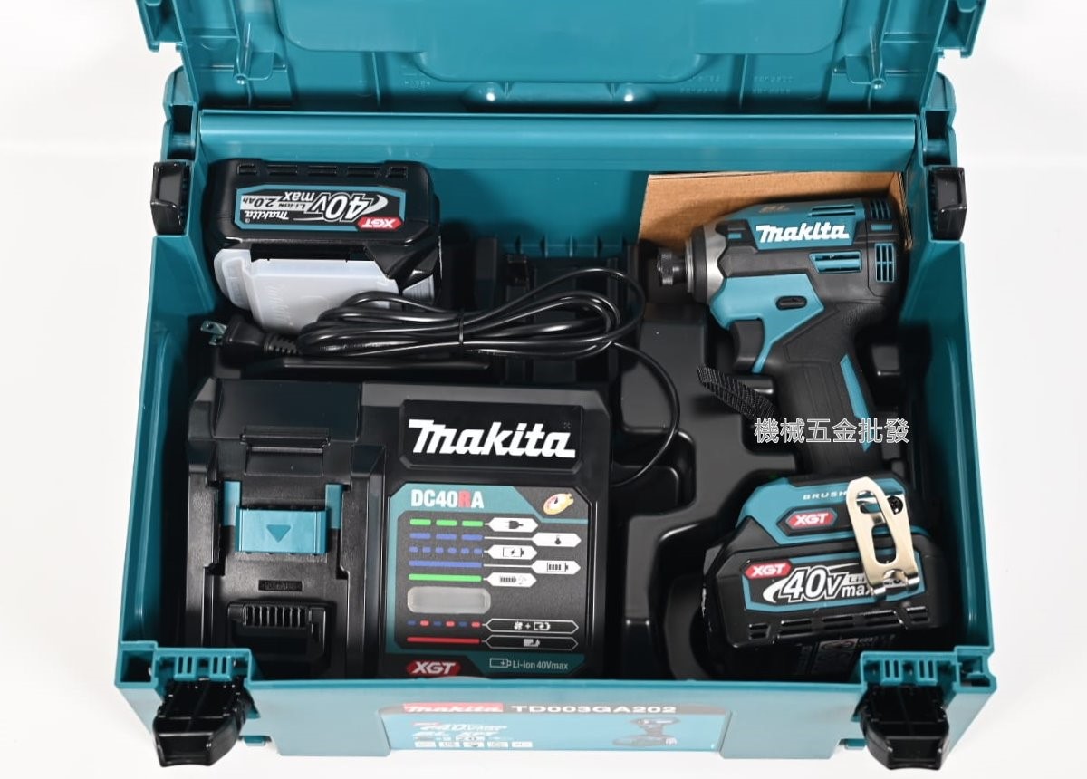 makita {牧田} TD003GA202 40V充電式無刷衝擊起子機,電動工具