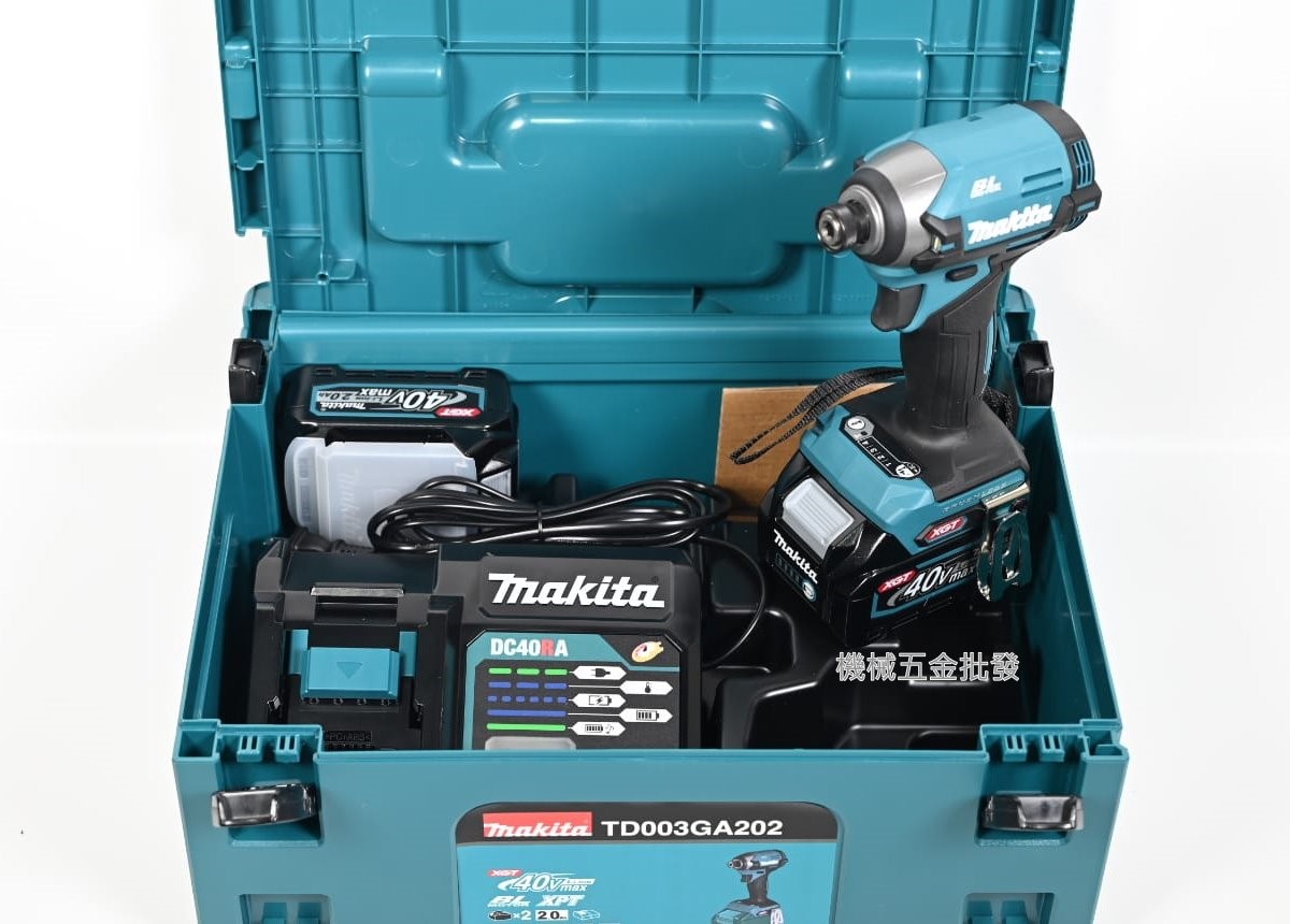 makita {牧田} TD003GA202 40V充電式無刷衝擊起子機,電動工具