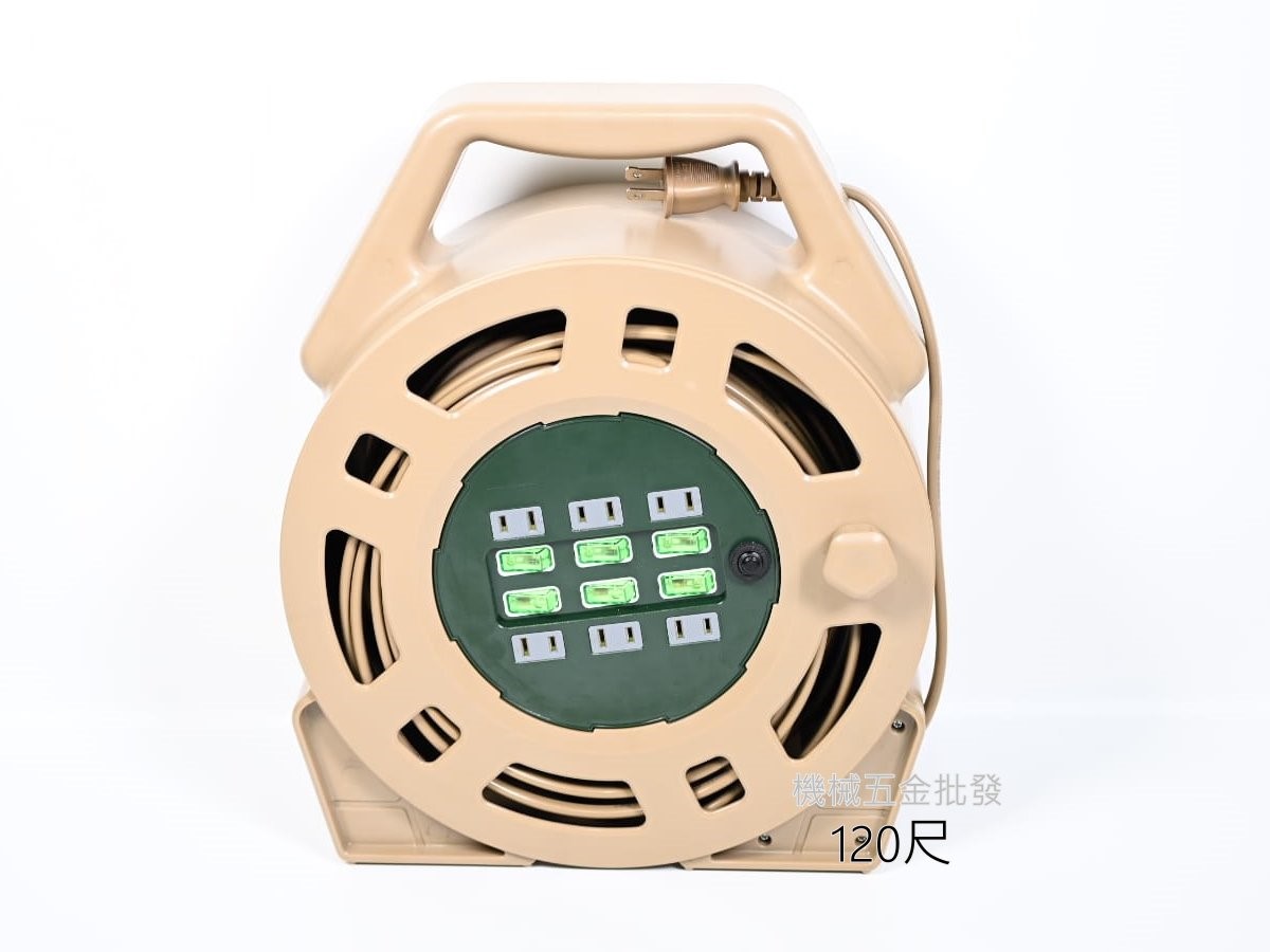 D-POWER PL-2120 120尺/PL-2150 150尺 捲盤式電纜輪座2C 2.0mm,手工具
