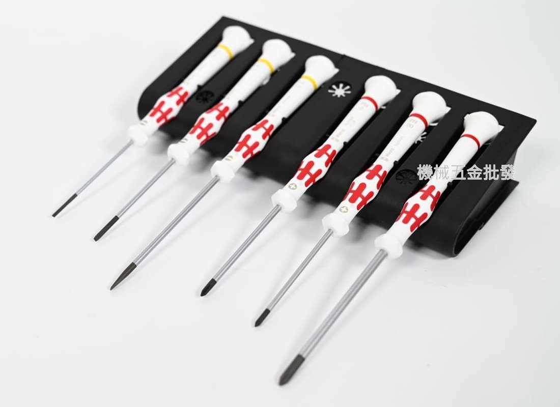 wera 精密電子起子6支組 附收納架 2035/6jp 日本限量版 精密十字 一字,手工具