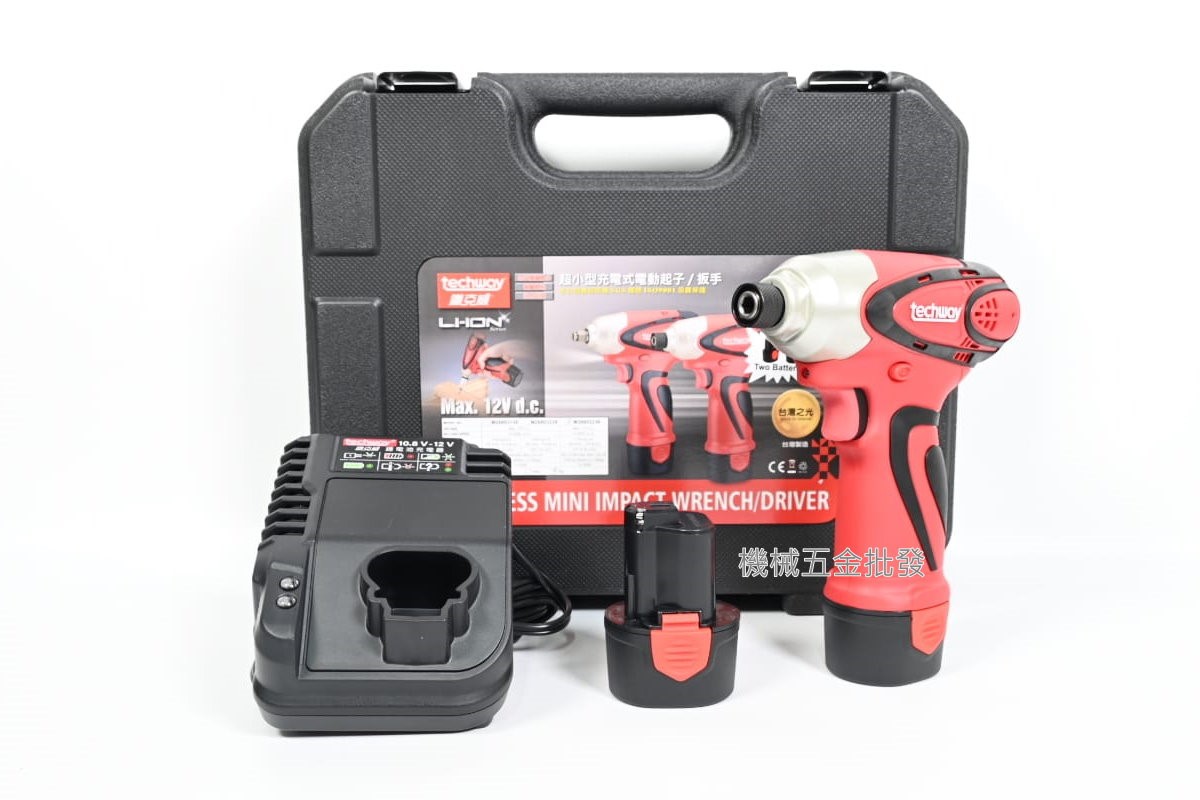Techway {鐵克威} M26602238 12V2.0A 充電式衝擊起子,電動工具
