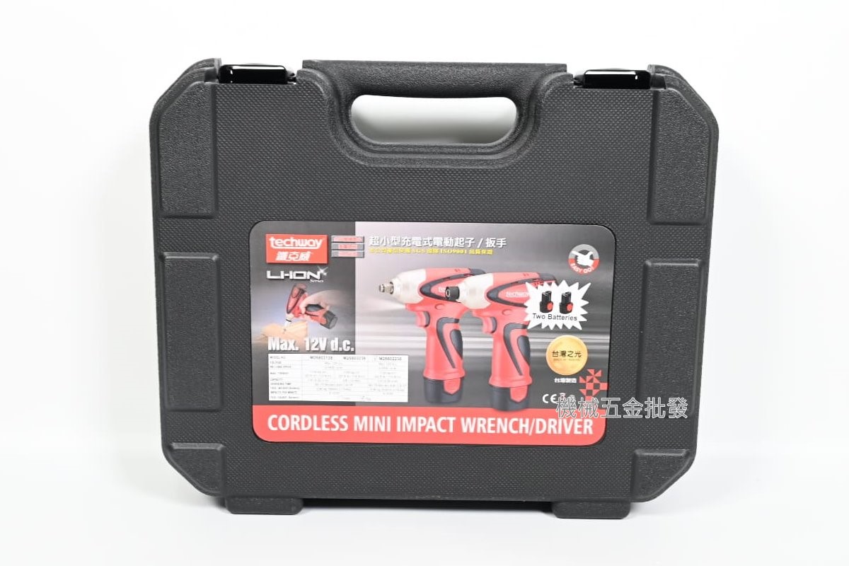 Techway {鐵克威} M26602238 12V2.0A 充電式衝擊起子,電動工具