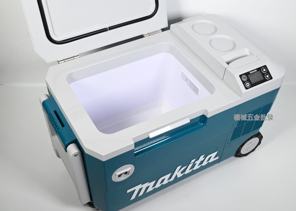 makita {牧田} DCW18Z 18V充電式冰箱冷藏加熱保溫箱 雙電壓 戶外野營 冷熱兩功能【單主機】,電動工具