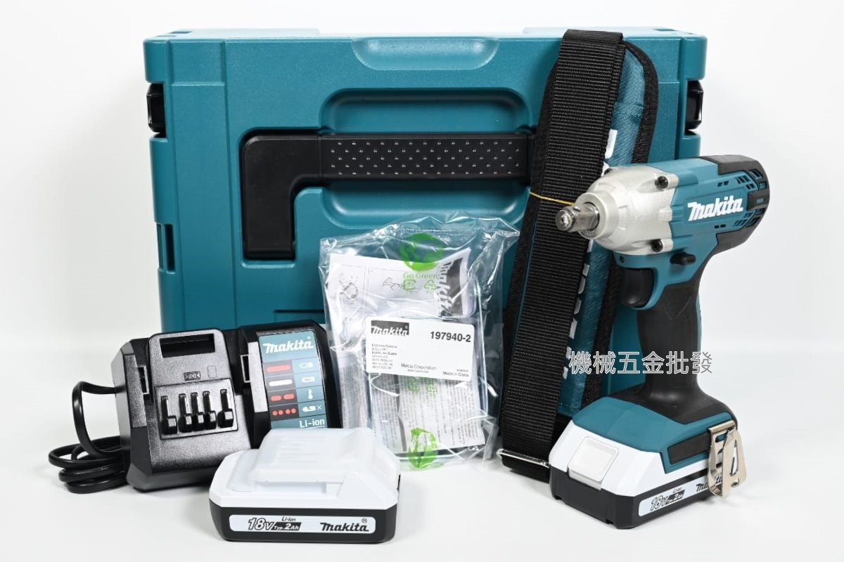 makita(MT) {牧科} TW202DWAE 18V2.0A充電式衝擊扳手 套筒扳手,電動工具
