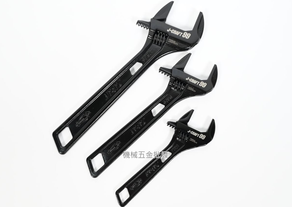 LOBSTER {黑蝦} JBM99系列 三面受力活動扳手JBUM24 / JBUM30 / JBUM36,手工具