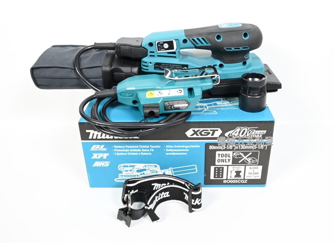  makita {牧田}  40V充電式無刷方形砂紙機 研磨機 BO005CGZ【單主機】,電動工具