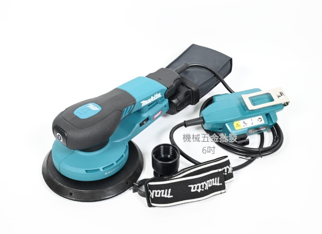 makita {牧田} 40V充電式無刷圓形砂紙機 研磨機 BO003CG【單主機】5"(125mm),電動工具