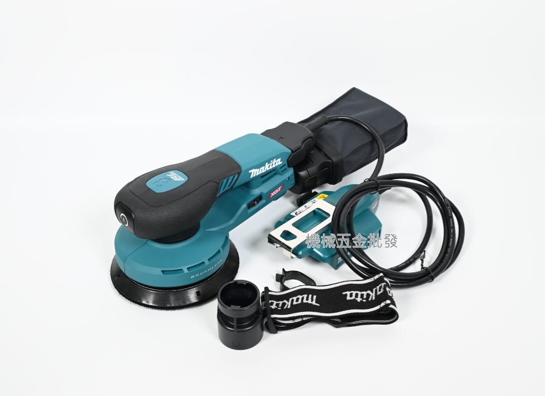 makita {牧田} 40V充電式無刷圓形砂紙機 研磨機 BO003CG【單主機】5"(125mm),電動工具
