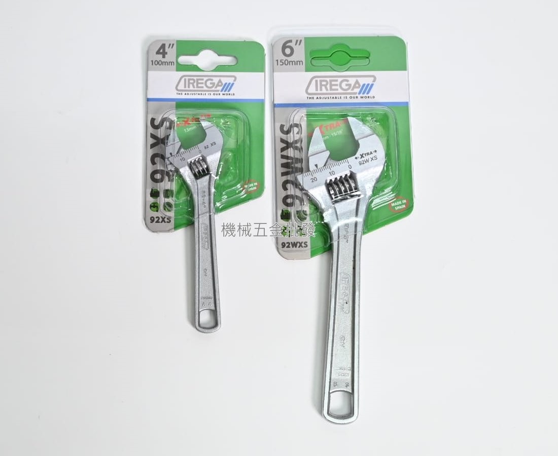  IREGA {西班牙} 92XS 4" / 92WXS 6" 超薄型活動扳手 扳手界的BMW,手工具