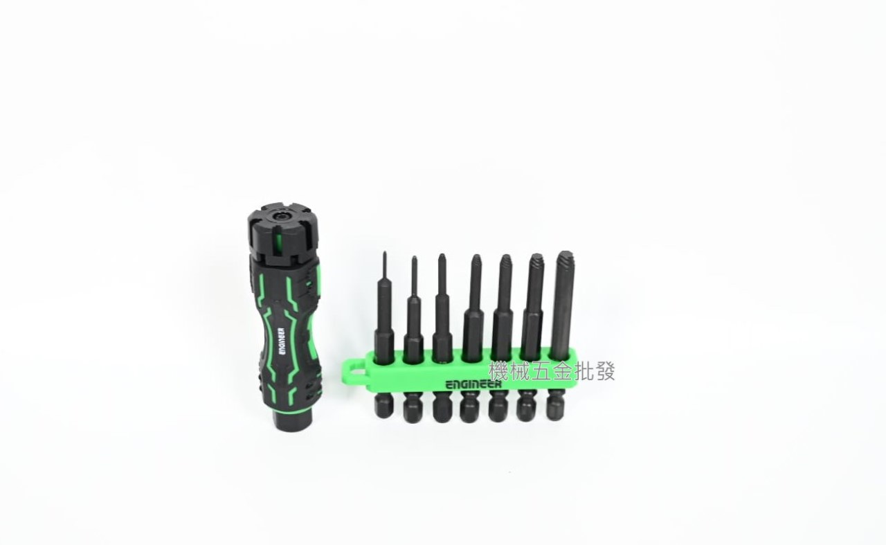 Engineer {新龜} DZ-84 崩牙六角沉頭螺絲7件組,手工具