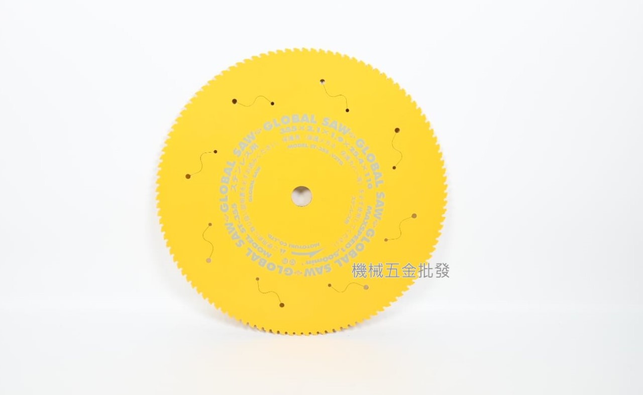 GLOBA SAW 環球鋸片 ST-355 14"不鏽鋼用陶瓷鋸片 355 x 110T,電動工具