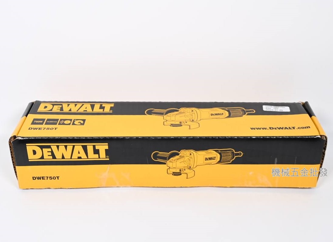  DEWALT {得偉} DWE750T 750W 插電式砂輪機 4吋砂輪切斷機,電動工具