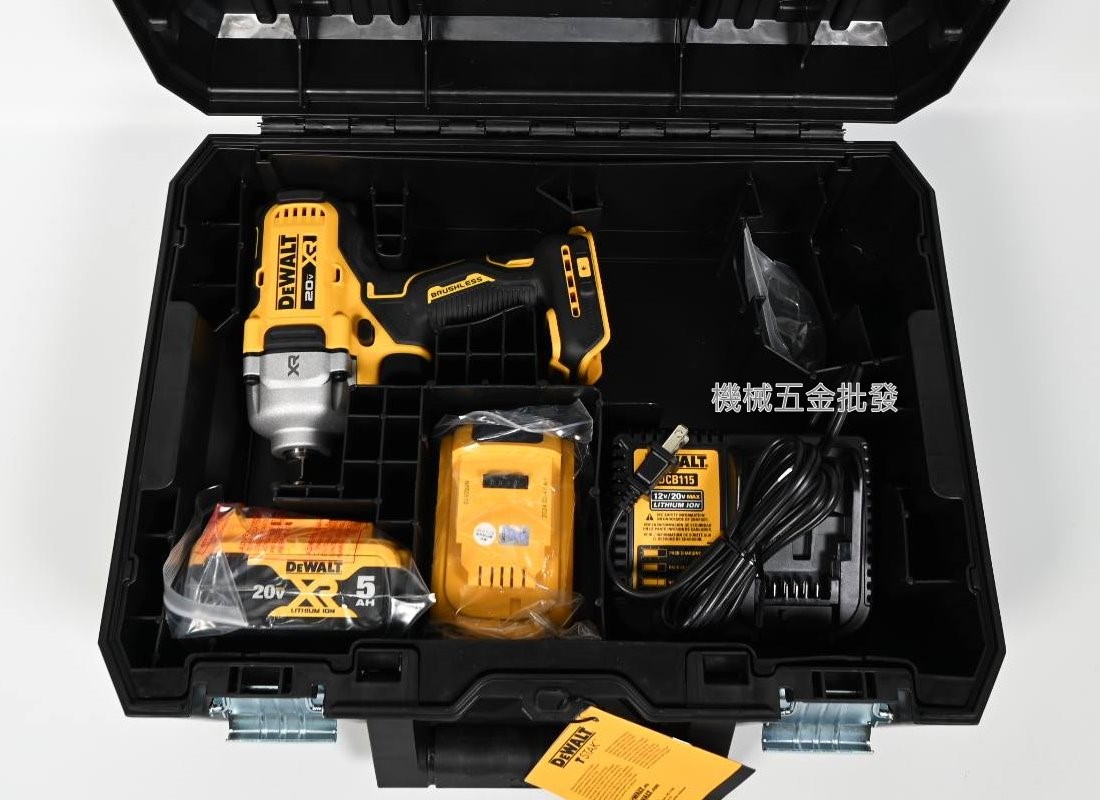 DEWALT {得偉} DCF891P2T 20V Max充電式無刷中扭型衝擊扳手,電動工具