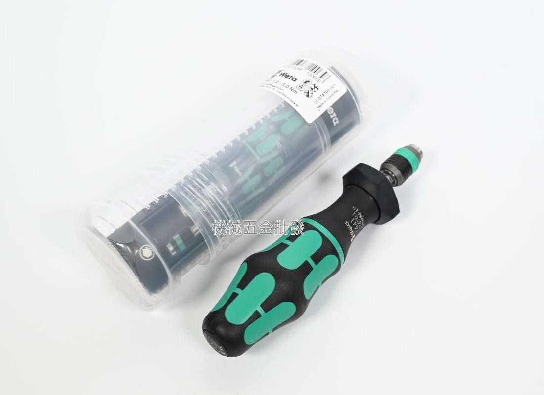  德國 {Wera} 7441 可調式扭力起子 可接六角起子頭 刻度1.2-3.0N.m,手工具
