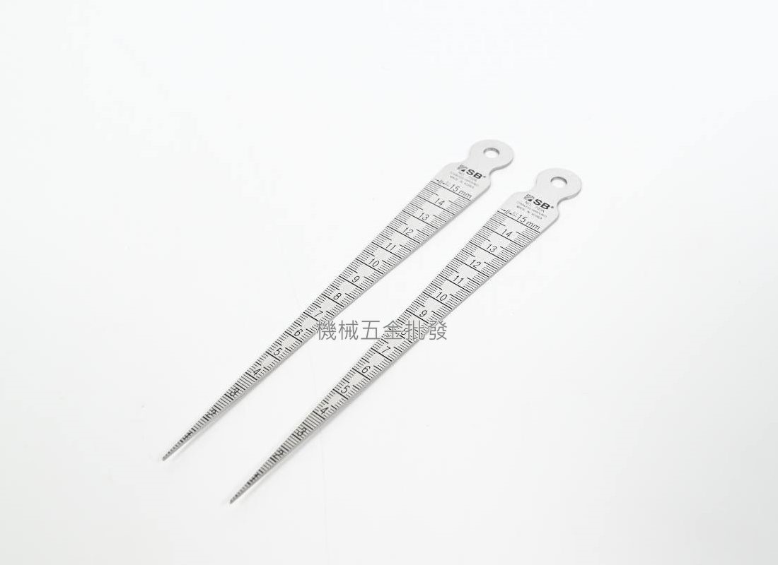 SB 韓國製 0-15MM 斜度規 薄片型 管用斜度規 內徑 隙間斜度規,手工具