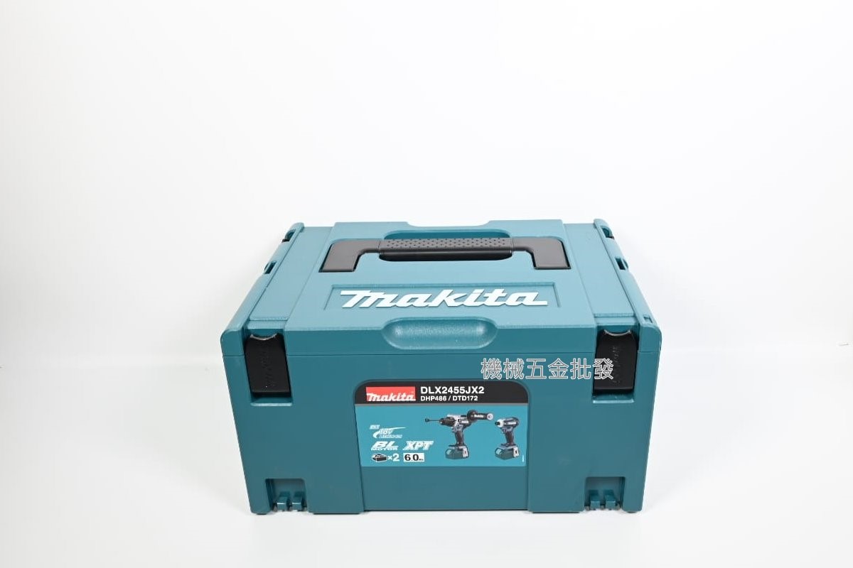 makita {牧田} DLX2455JX2 18V充電無刷雙機組 DTD172Z + DHP486Z,電動工具