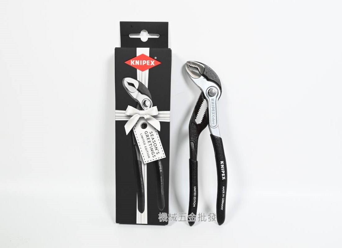  Knipex {K牌} 87 99 180 S01 / S02 聖誕節禮物 雙色眼鏡蛇水泵鉗,手工具