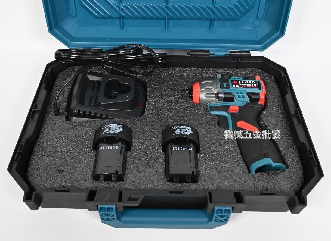  FUJIWARA {藤原} FL-12D 12V充電式短軸無刷衝擊起子機 短軸身123mm,電動工具