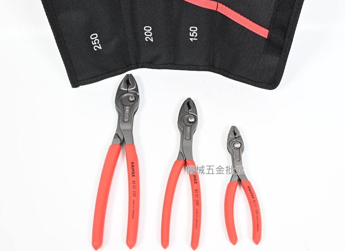  KNIPEX {K牌} 00 19 61 V01 滑鉗套裝組 3支裝 8210-150/200/250,手工具