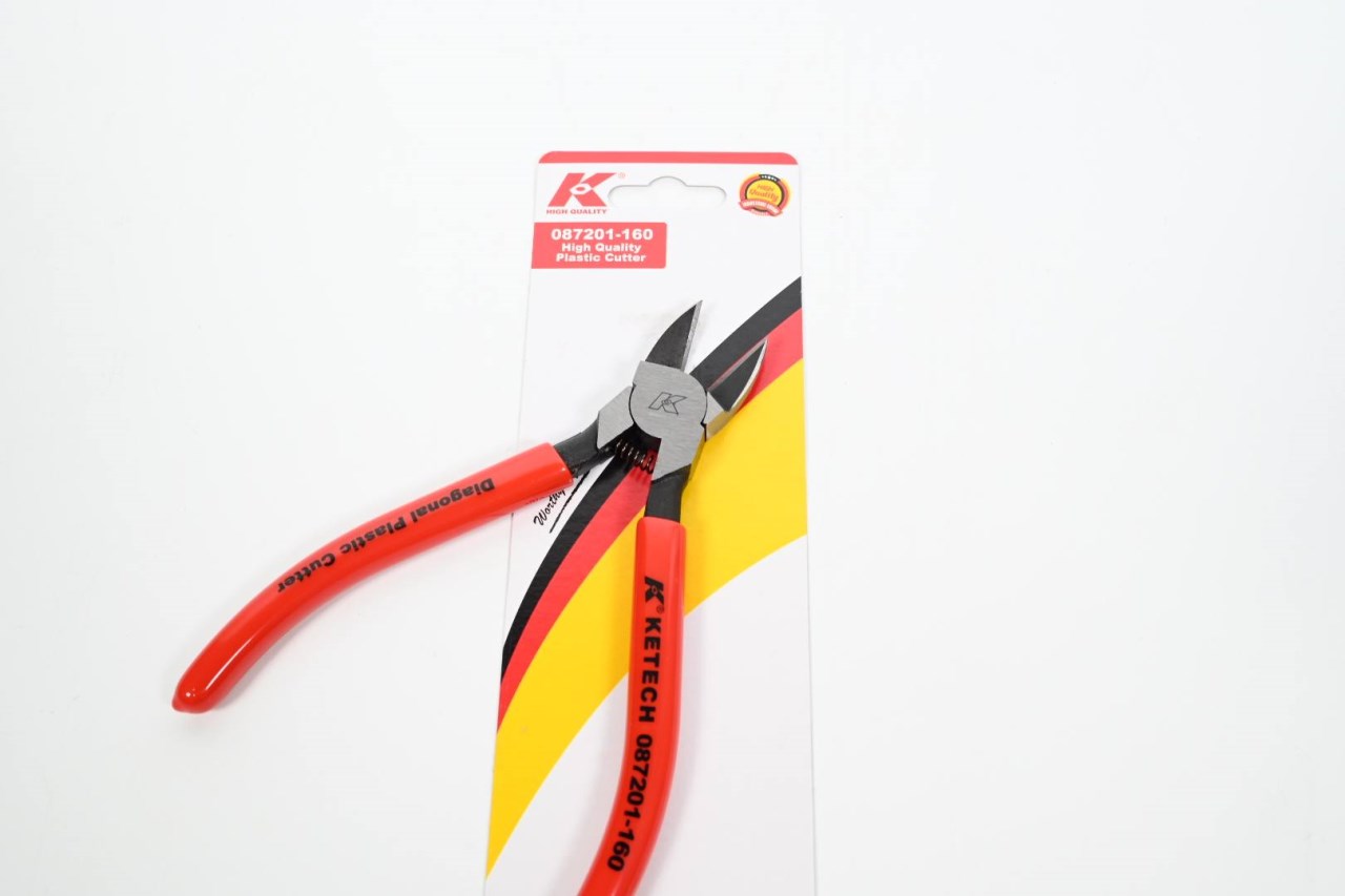 KETECH {台灣 K牌} 087201-160 強力型塑膠斜口鉗 160MM,手工具