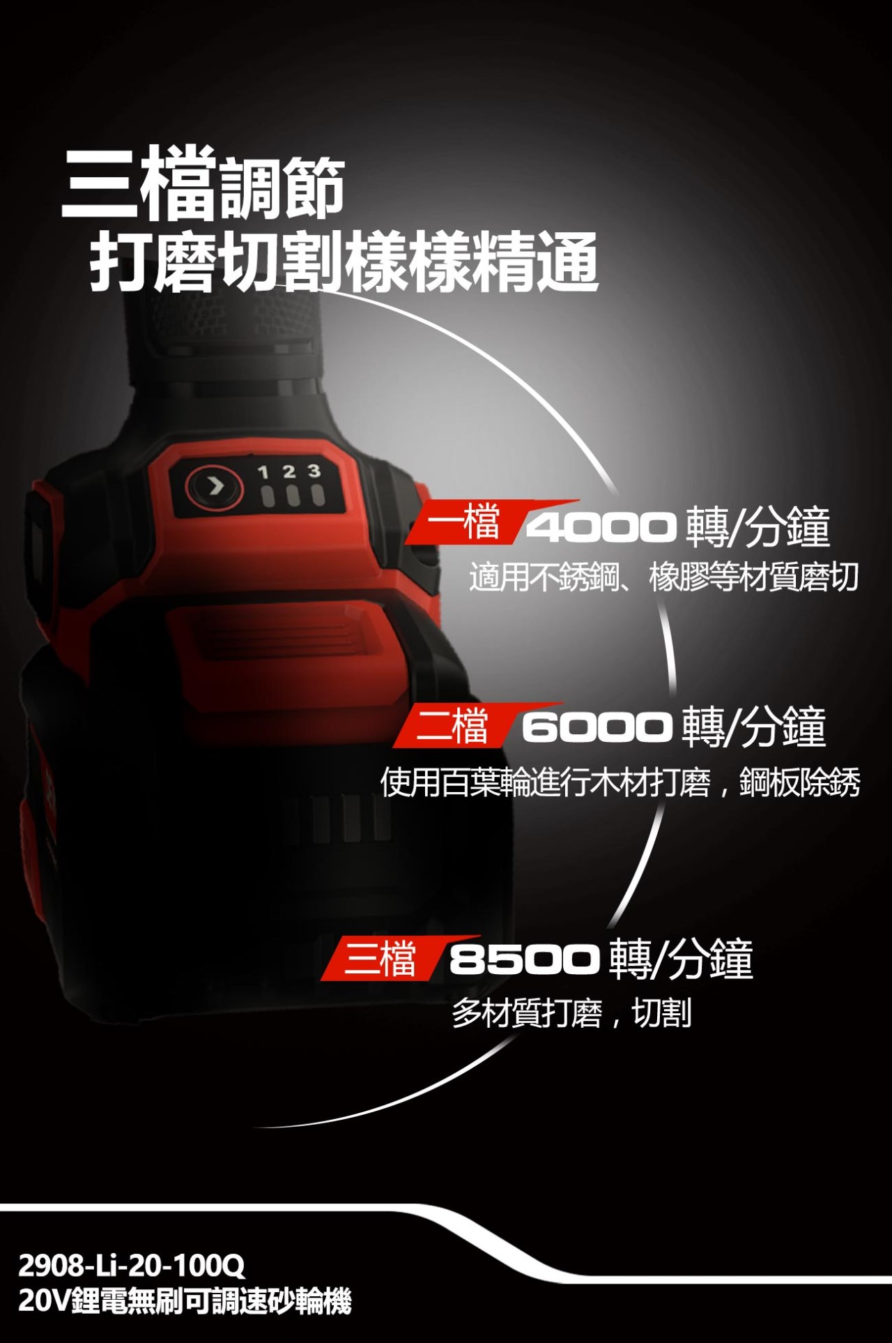 DEVON {大有} 20V輕量版水電三機組 起子+四溝電鑽+砂輪機 限量特價中,電動工具