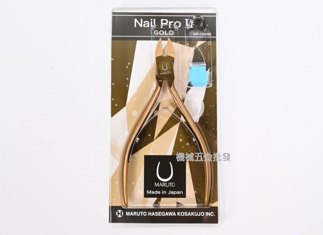  MARUTO {長谷川} NP-1020G 金色 鷹嘴式 不鏽鋼 指甲剪 指甲鉗 日本製 ,手工具