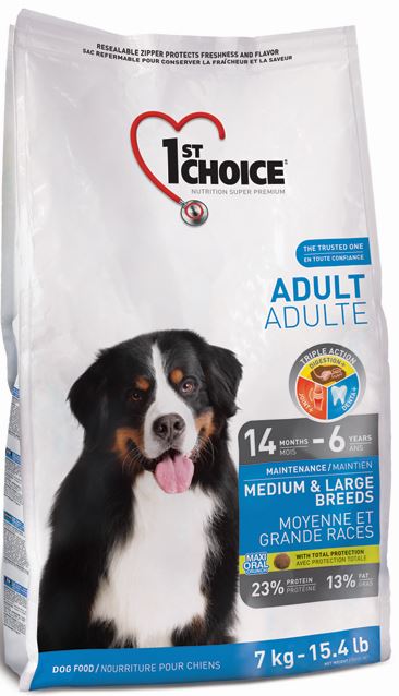 【1stCHOICE瑪丁】中大型系列-成犬配方(雞肉)（15kg）