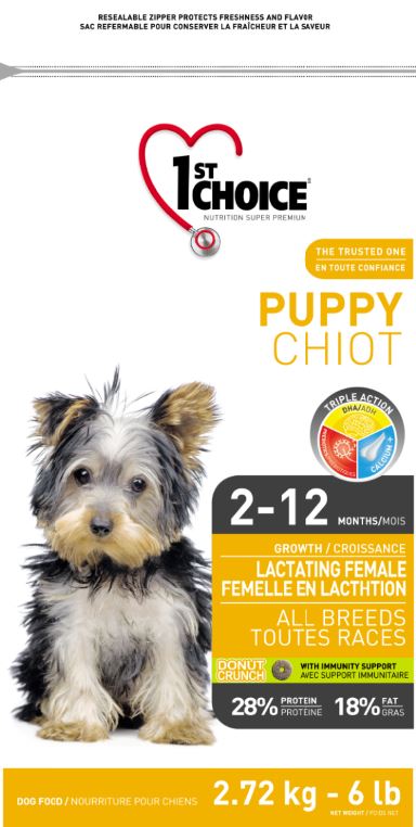 【1stCHOICE瑪丁】小型系列-幼犬配方(雞肉)（2.72kg）