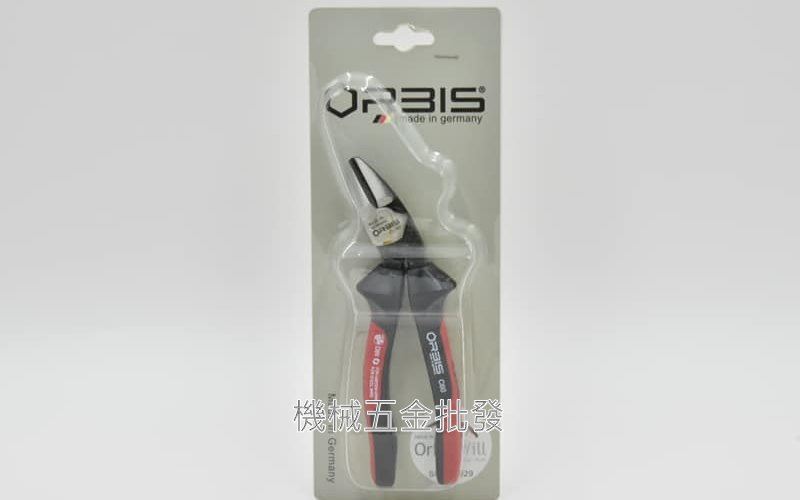 ORBIS 德國S021-1800/36RR-19 7"(180mm)  25度彎嘴舒適握把 省力型強力斜口鉗,手工具