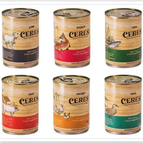 【克瑞斯CERES】天然無穀犬用主食餐罐-375g/罐(12罐)