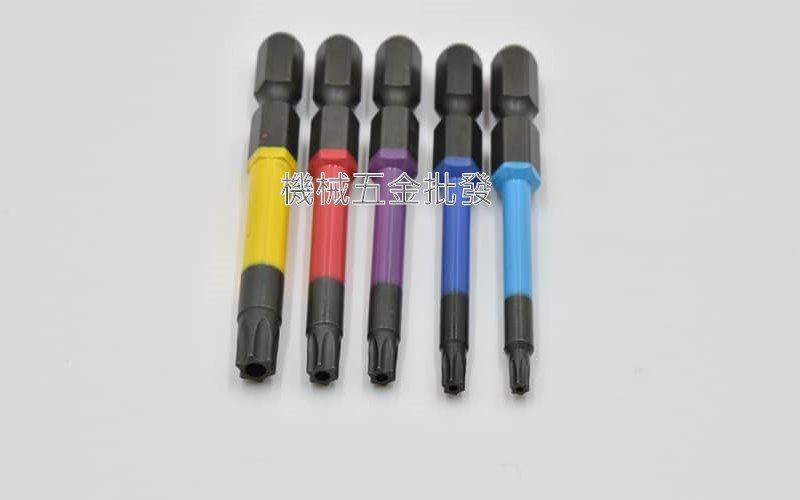 ANEX ACTX5-65L 5支組 彩色星型中空起子頭 內星型頭 65MM長 日本製,電動工具