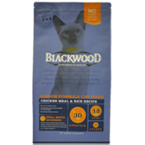 【Blackwood柏萊富】室內貓全齡優活配方(雞肉.糙米)（6kg）