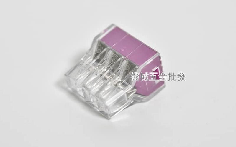 德國 WAGO 773-106接線端子 快速接頭 可直接插拔 省時又省力 紫色 6線式,手工具