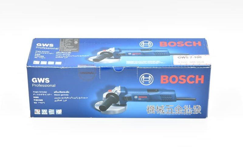 BOSCH {博世} GWS 7-100 4"電動平面砂輪機 切割機/ 非GWS 7-100ET,電動工具